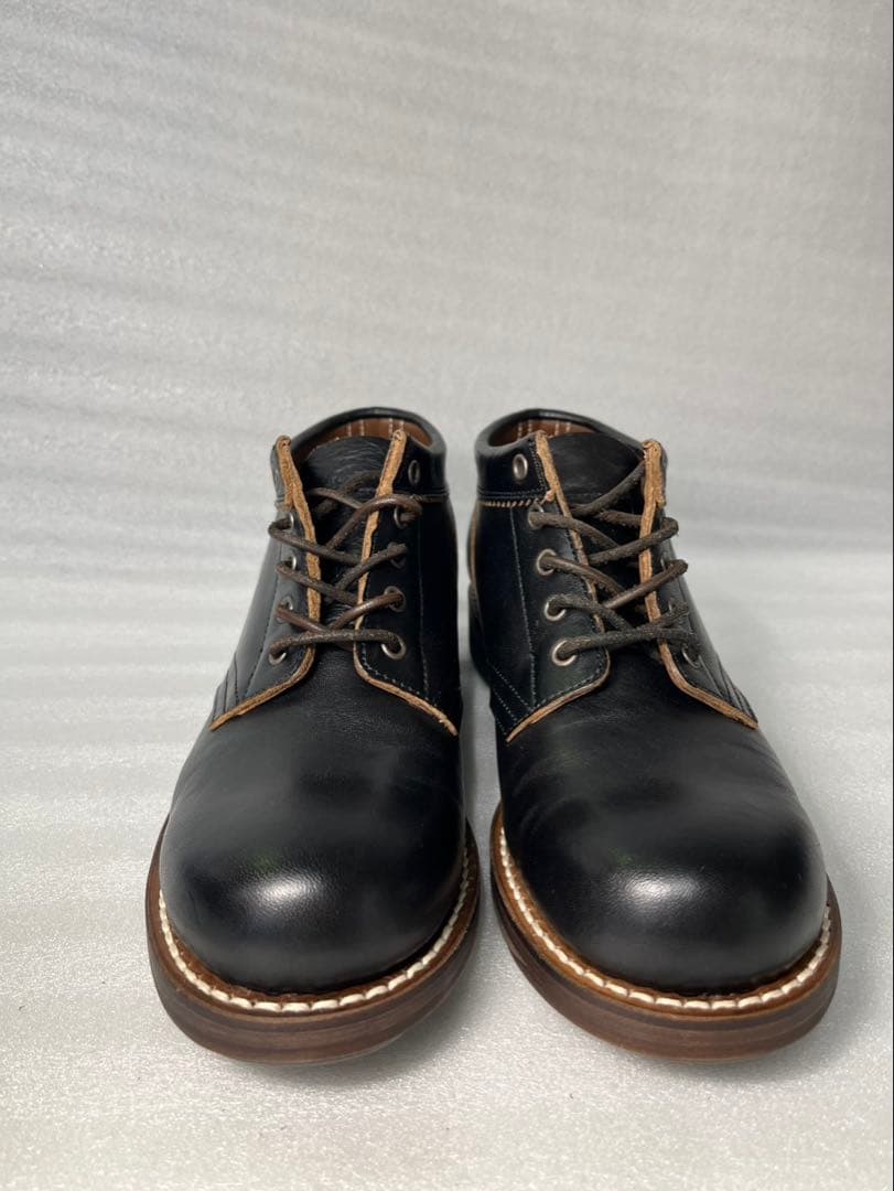 靴 ROLLING DUB TRIO COUPEN BLACK HORSEHIDE