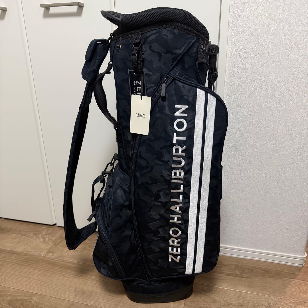 【新品】ゼロハリバートン スタンド式キャディバッグ&パターカバーSET