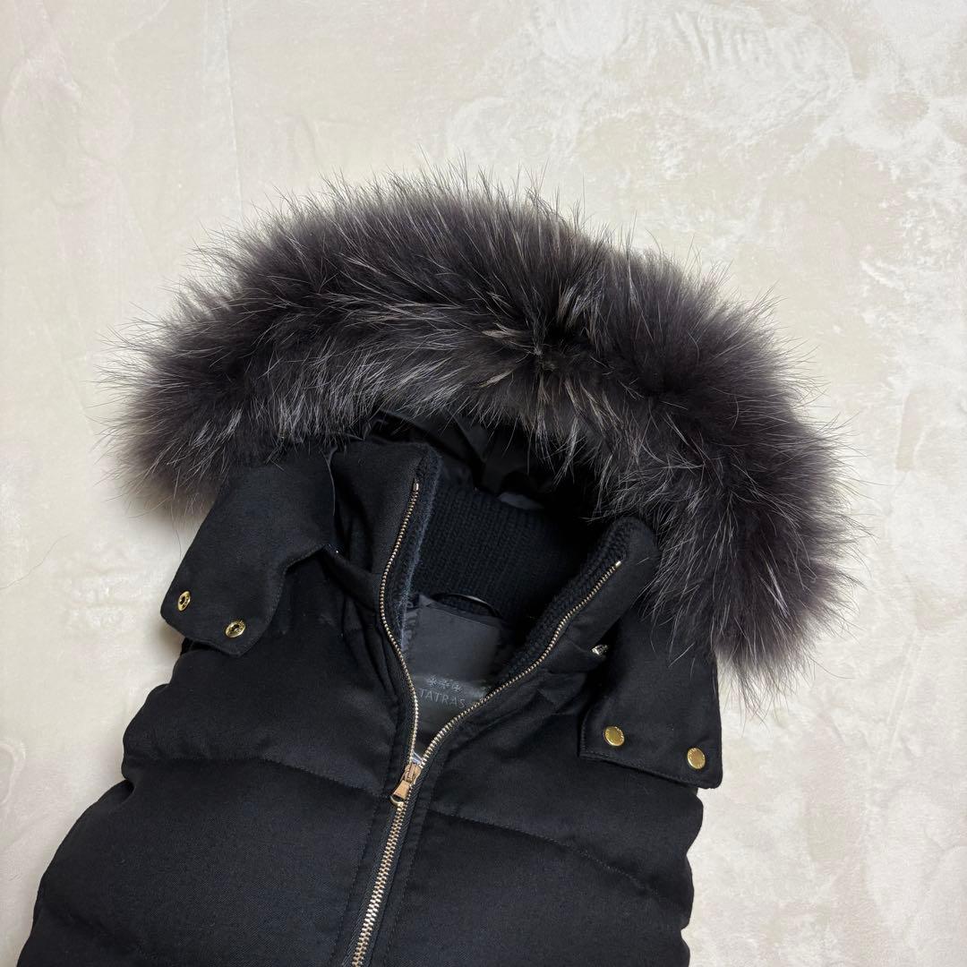 【るな】未使用級 TATRAS LUSERA ダウンベスト 3way黒