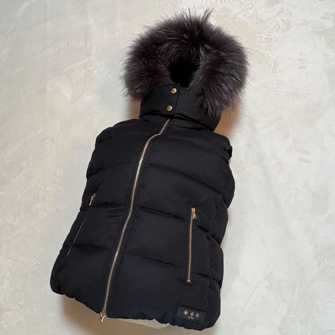 【るな】未使用級 TATRAS LUSERA ダウンベスト 3way黒