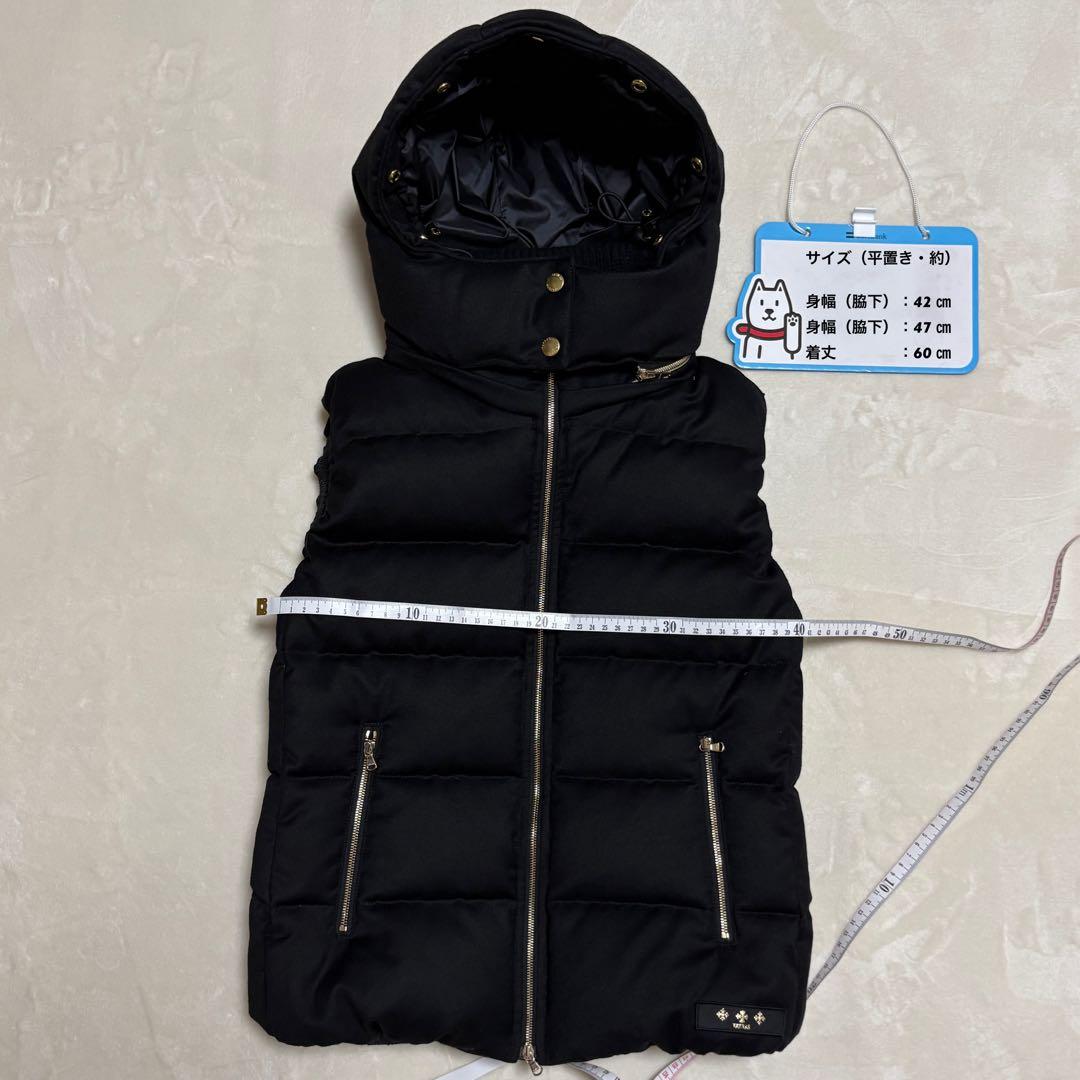 【るな】未使用級 TATRAS LUSERA ダウンベスト 3way黒