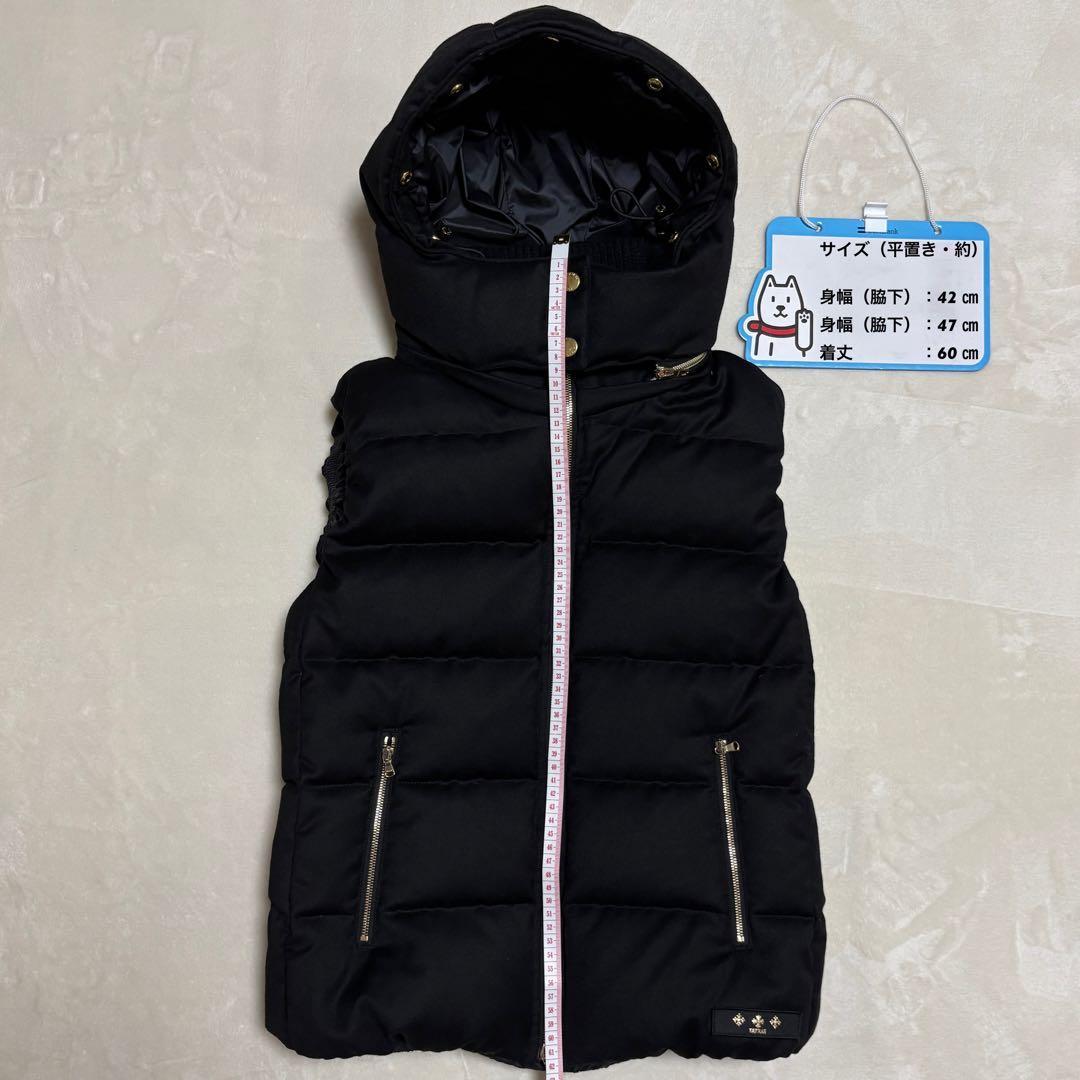 【るな】未使用級 TATRAS LUSERA ダウンベスト 3way黒