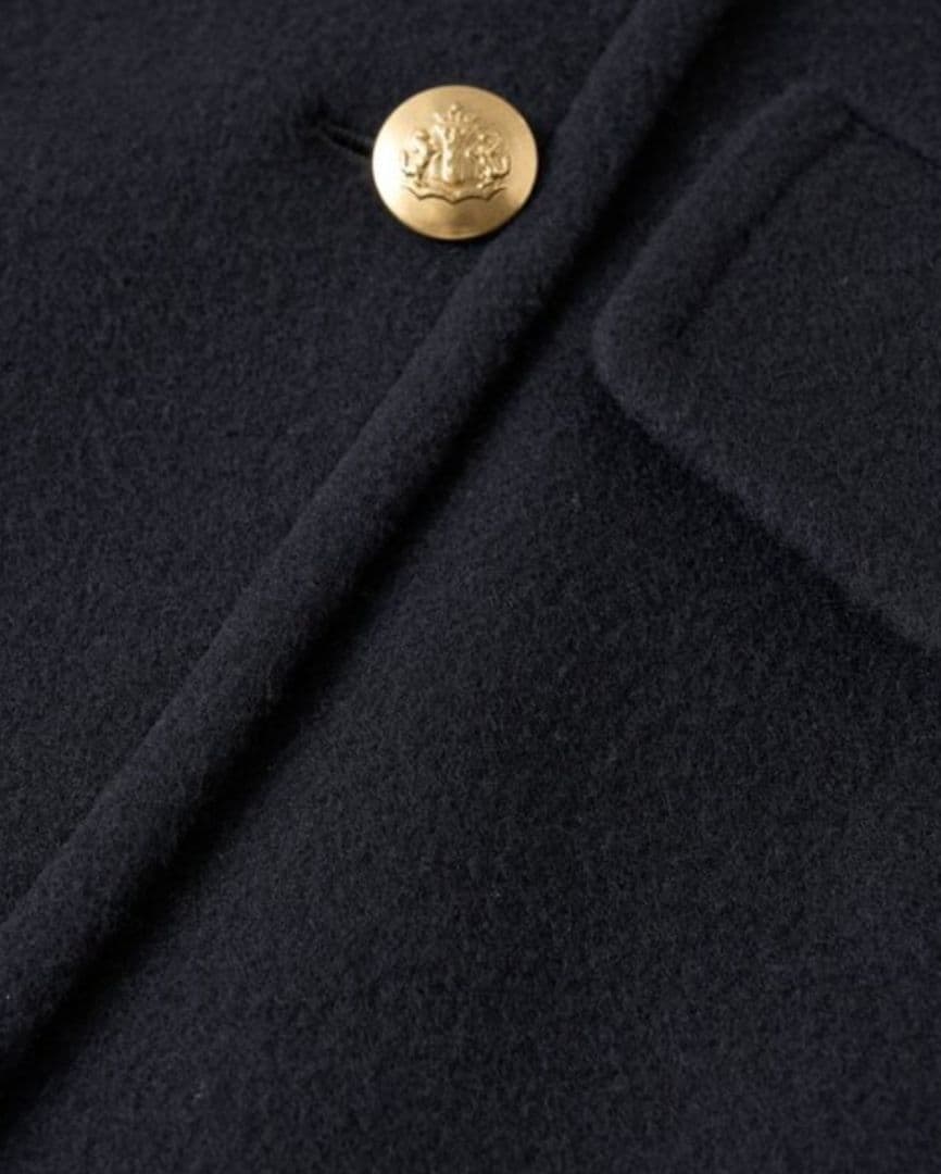 RIVE DROITE　今季ラグランPコート　38サイズ　ネイビー