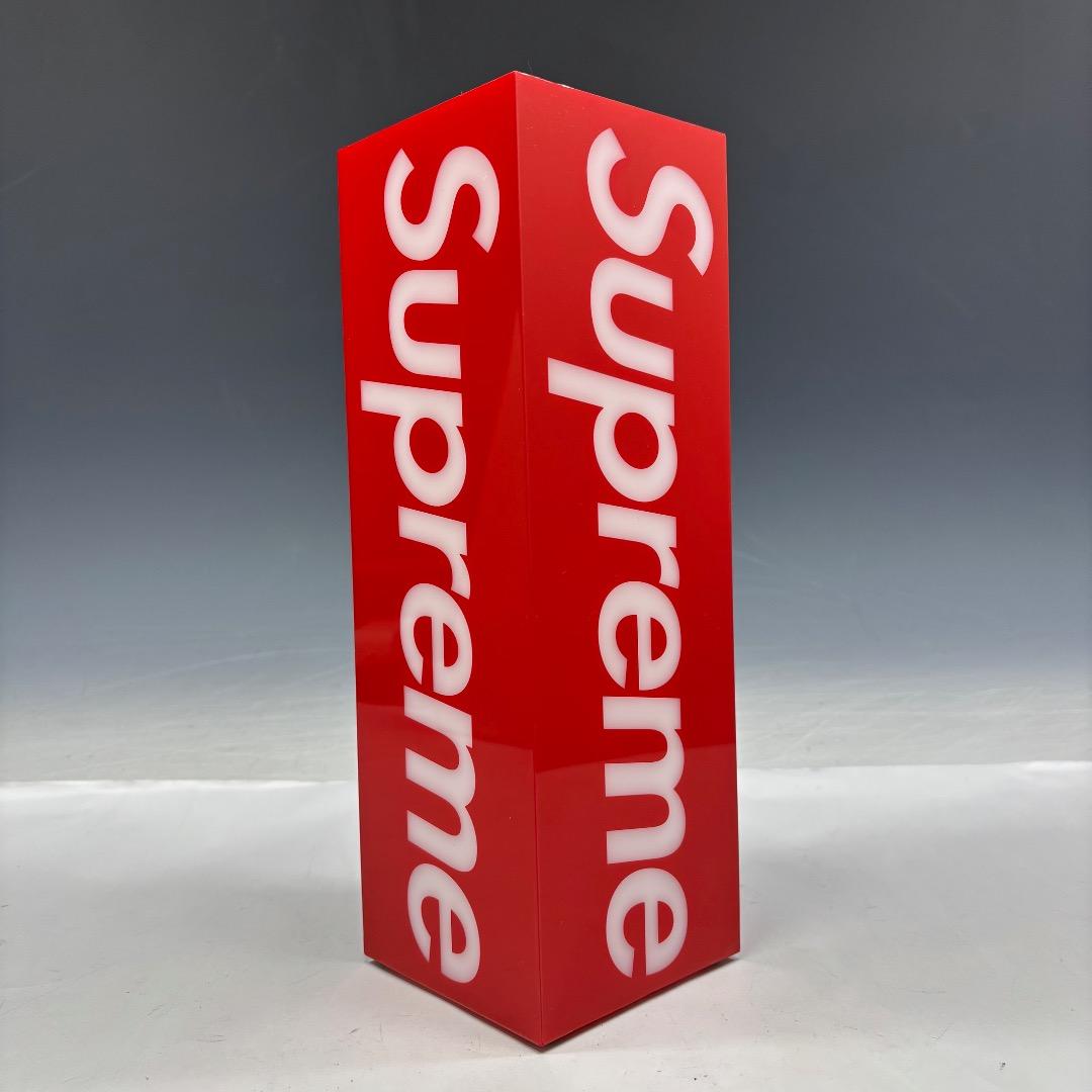 未使用【シュプリーム本物】ボックスロゴランプ/赤/2023FW