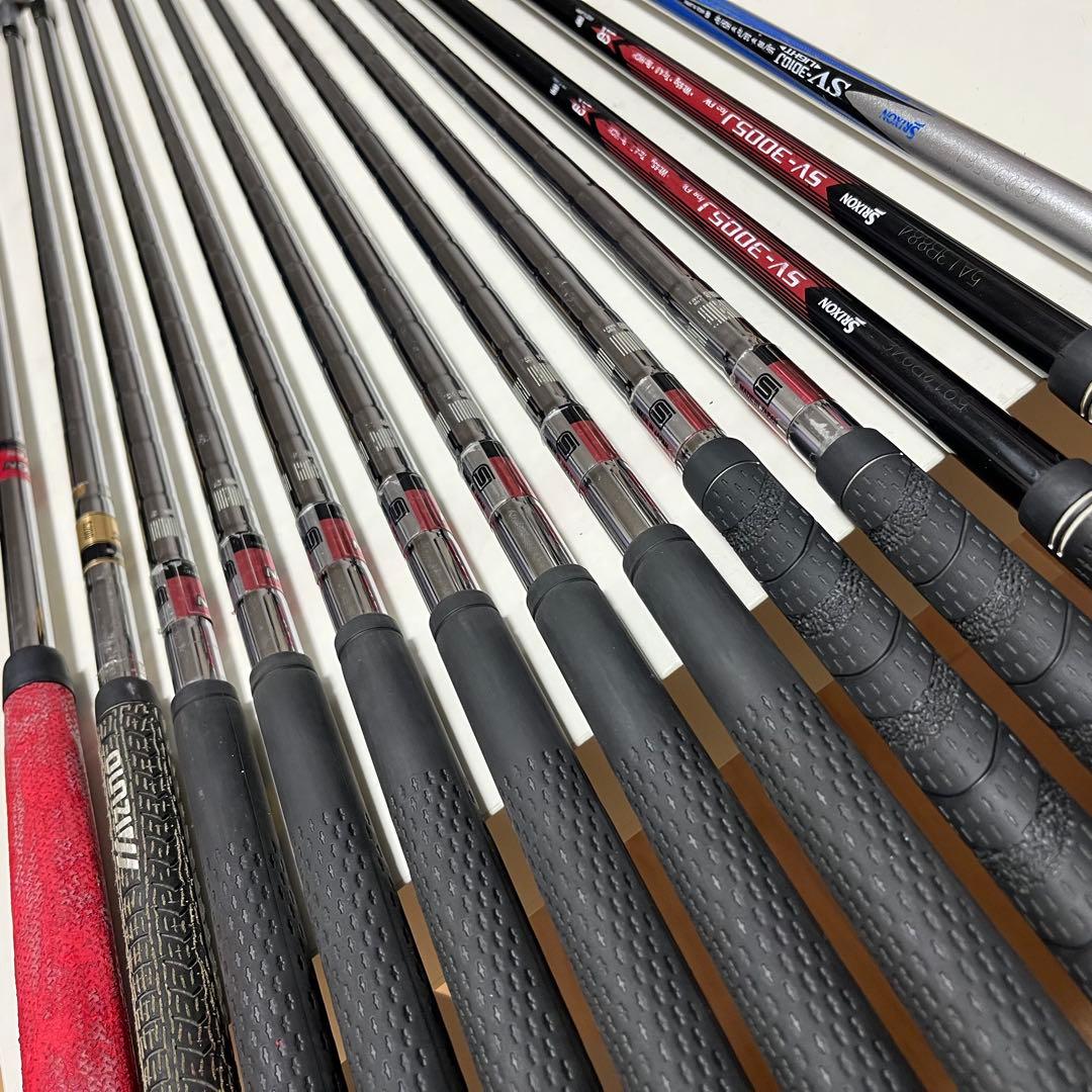 【SRIXON】ゴルフクラブ13本 フルセット キャディバッグ他 おまけ多数 男
