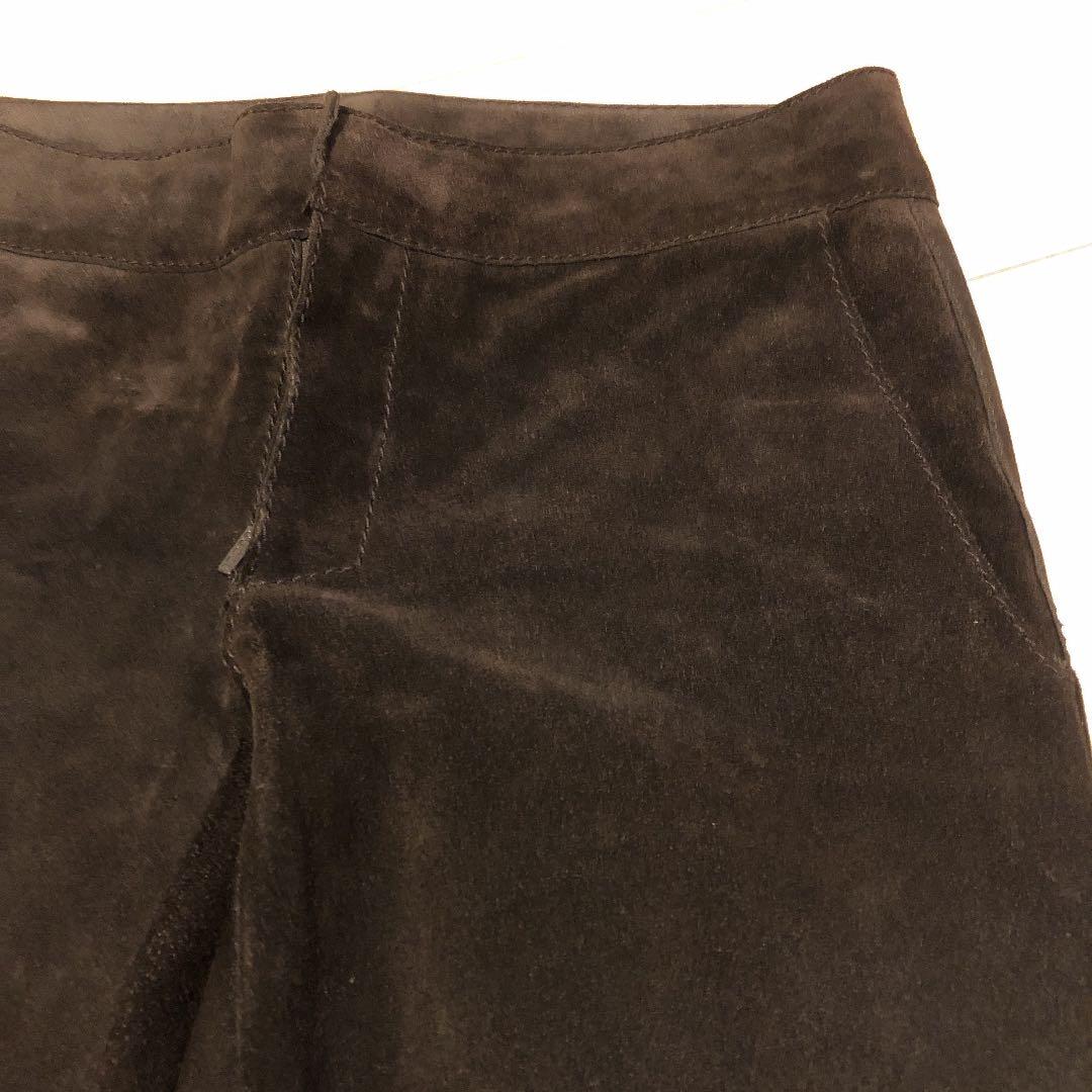 GUCCI スエードレザーパンツ　ブラウン　トムフォード期