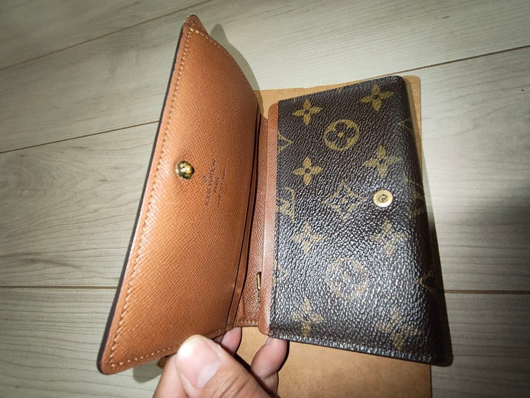 Louis Vuitton 二つ折り財布 モノグラム 正規品