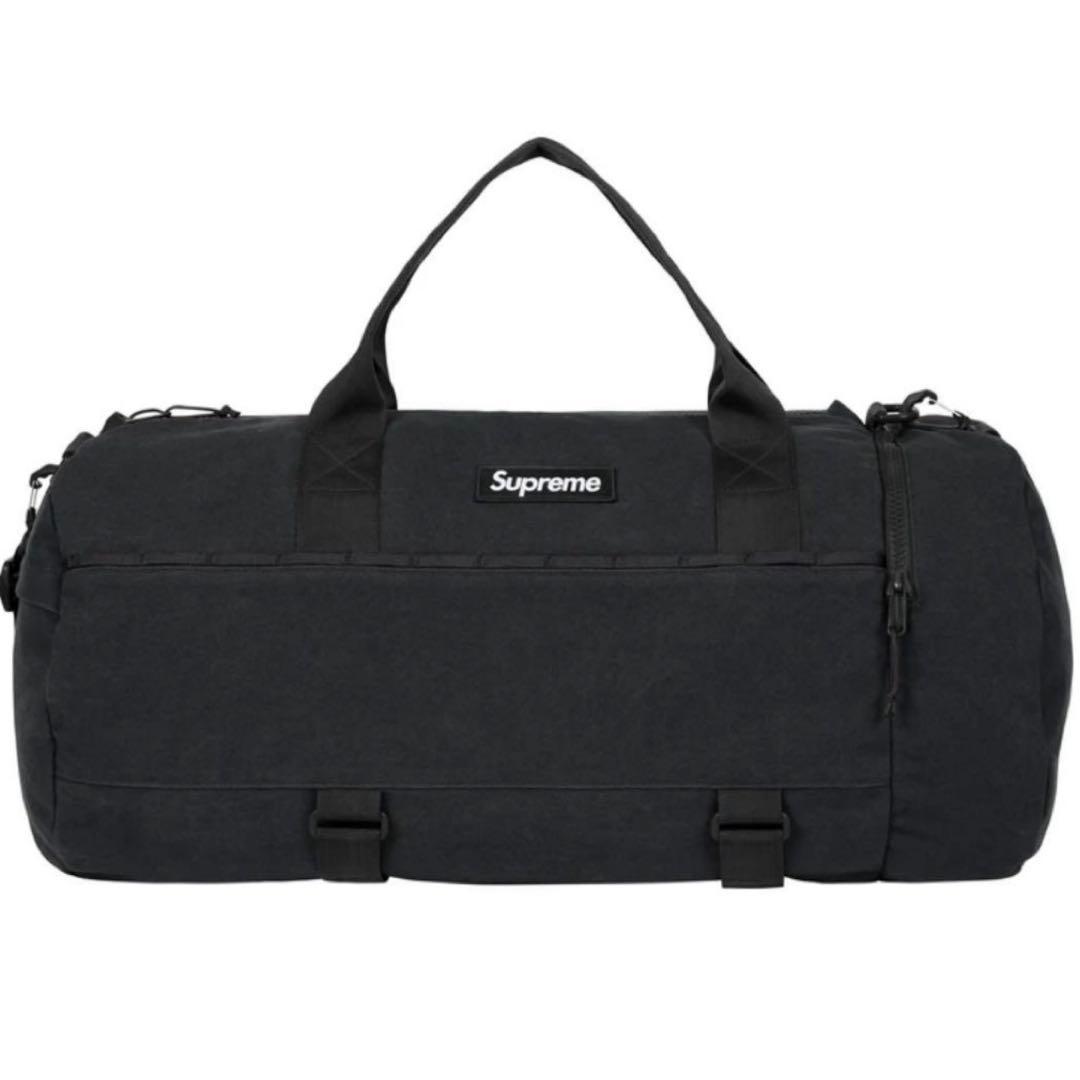 バッグ supreme 25ss duffle bag black