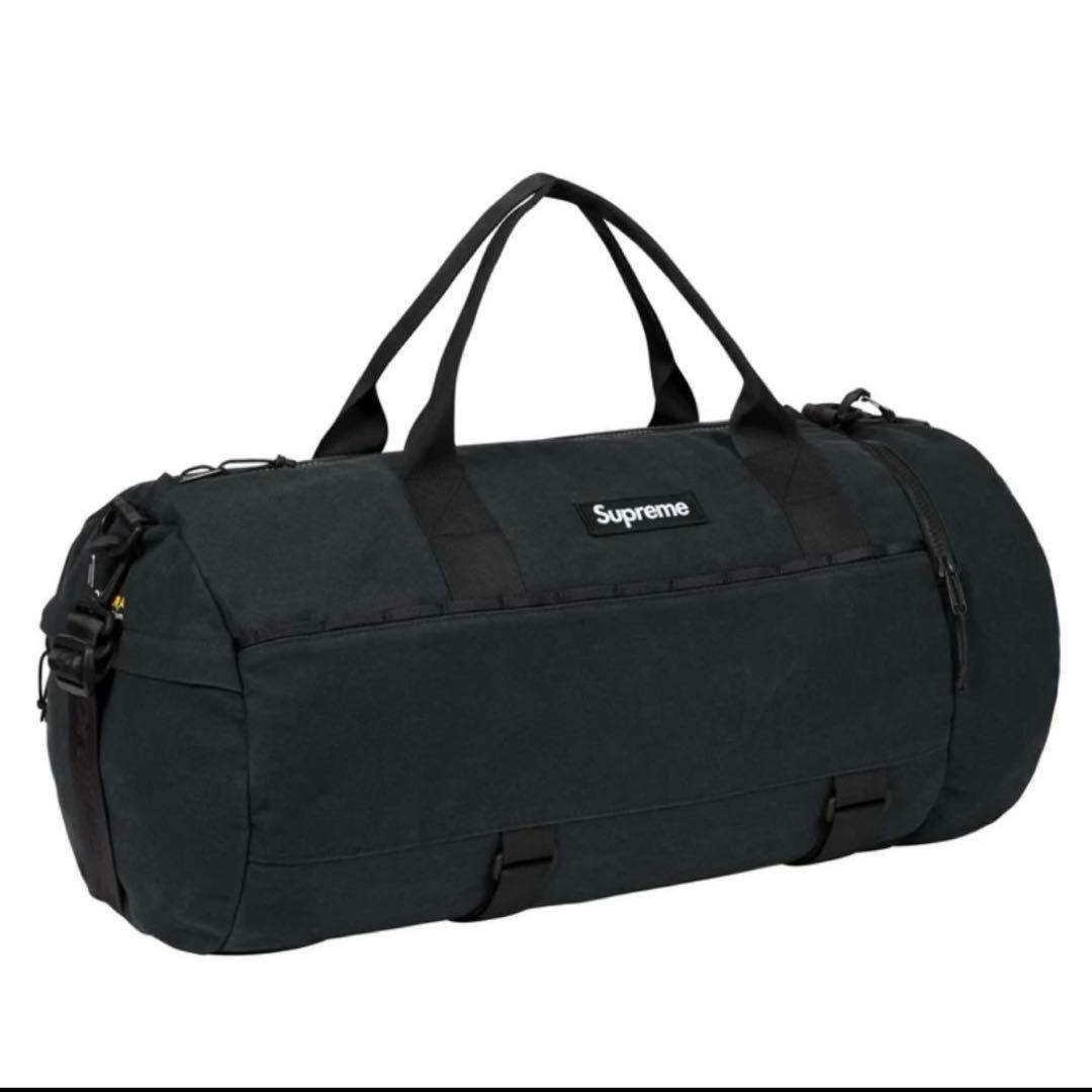 バッグ supreme 25ss duffle bag black