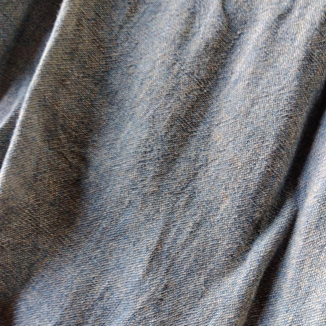 うさとの服　モモンガパンツ　巻きスカート付き　藍染　綿麻　ヘンプ　usaato