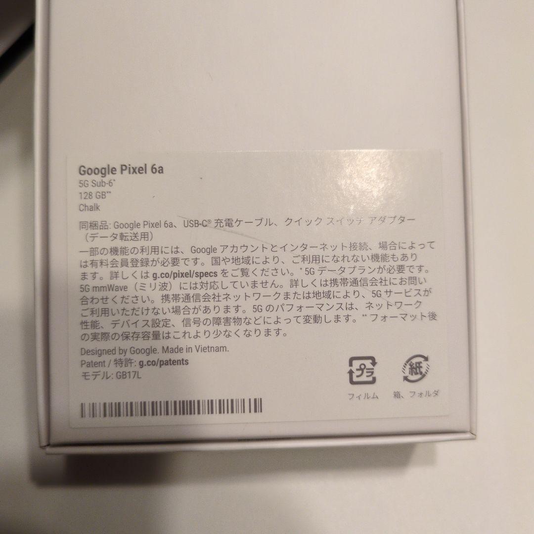 Google Pixel6a スマートフォン