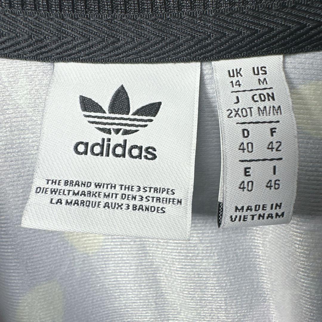 日本未発売 美品 アディダス 花柄 総柄 刺繍 レディース トラックジャケット