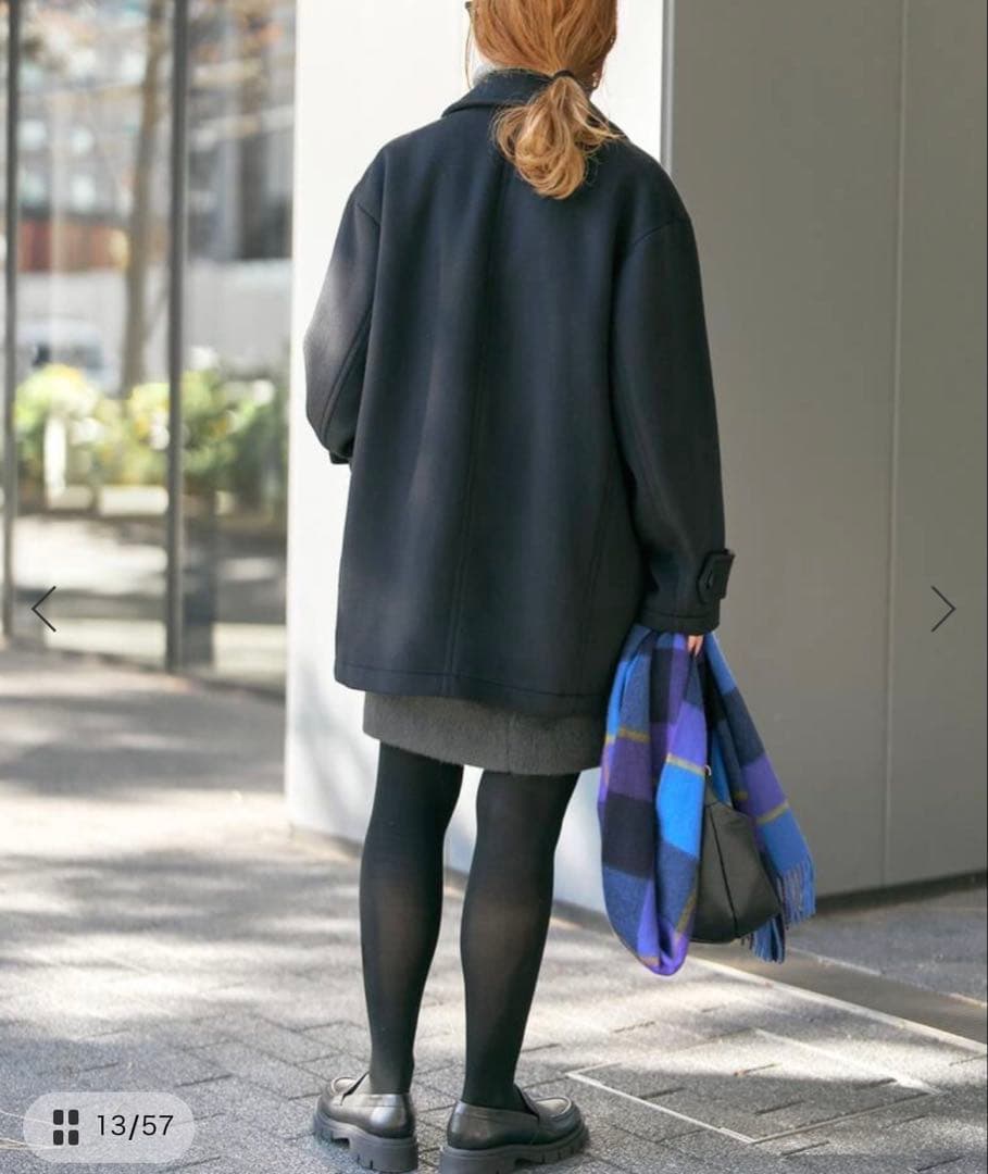 【Spick & Span】38 新品未使用　S160ビーバーPコート