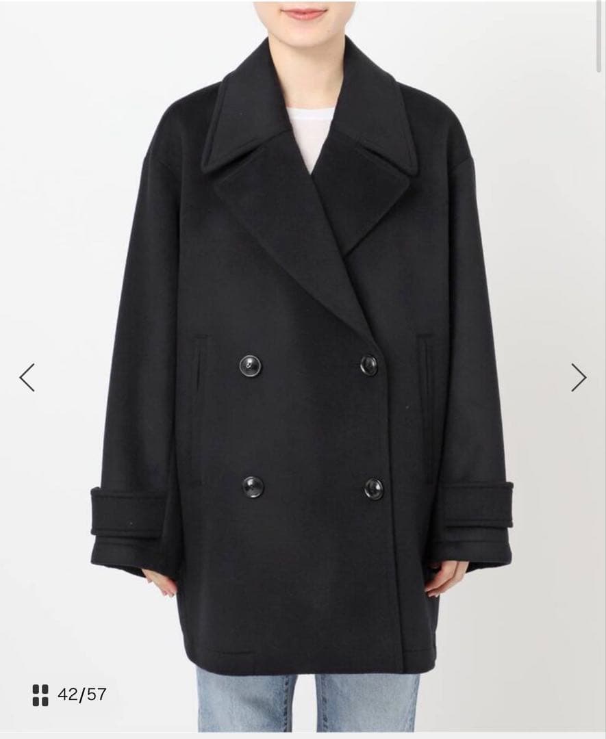 【Spick & Span】38 新品未使用　S160ビーバーPコート