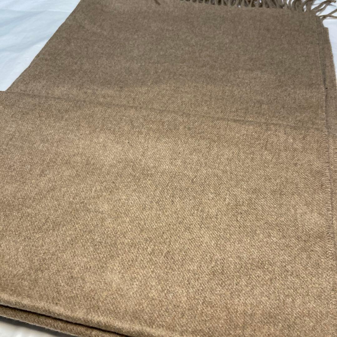 極美品 ジョンストンズ カシミヤ100％ 大判ストール オッター 国内正規品