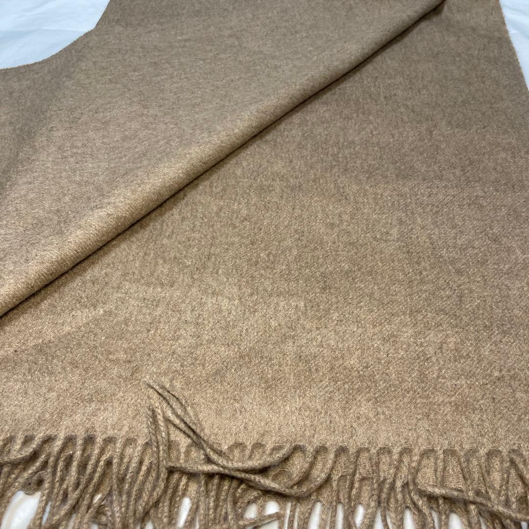 極美品 ジョンストンズ カシミヤ100％ 大判ストール オッター 国内正規品