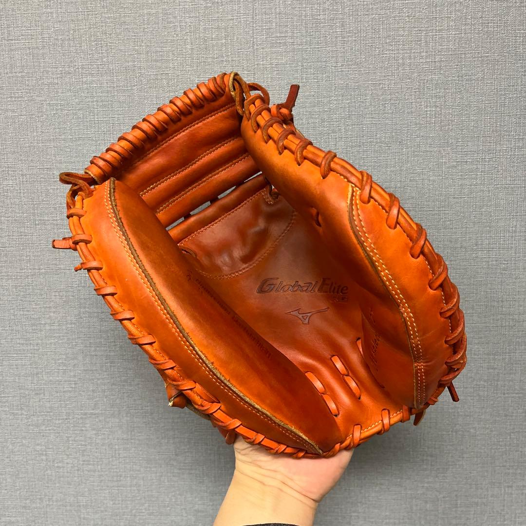 1198 ミズノ グローバルエリート型抜群 即戦力 軟式少年 キャッチャーミット