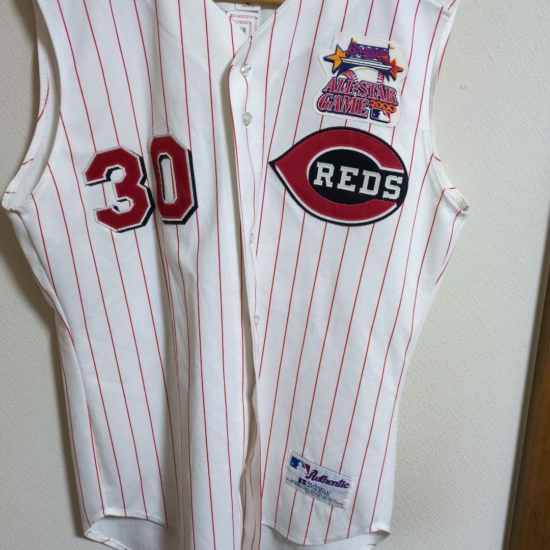 GRIFFEY 30 シンシナティ1年目7年連続40本オールスターパッチ付き