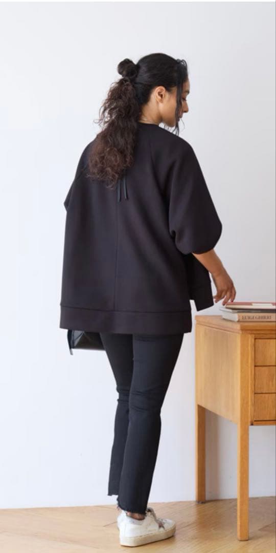 オアーノ　スウェットプルオーバー　ブラック　M