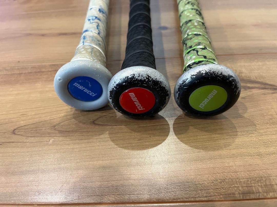 ワニクラッシャー　少年軟式バット 3本セット（青,緑,赤）ケース付き　バラ売り可