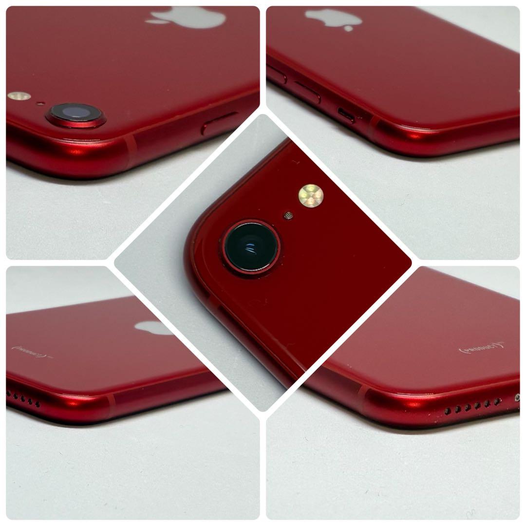 M41美品【電池新品100％表示】iPhone SE3 64GB レッド