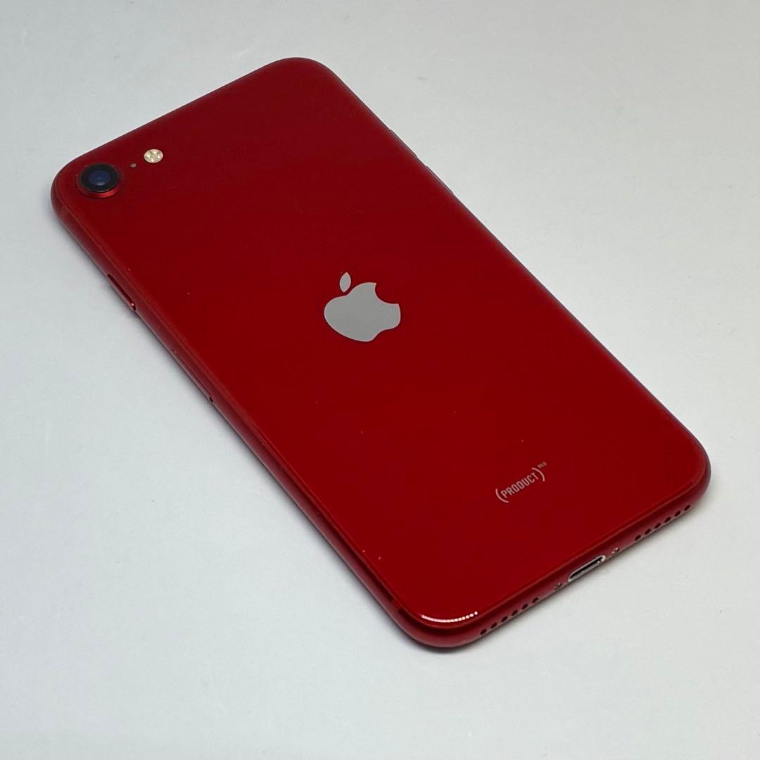M41美品【電池新品100％表示】iPhone SE3 64GB レッド