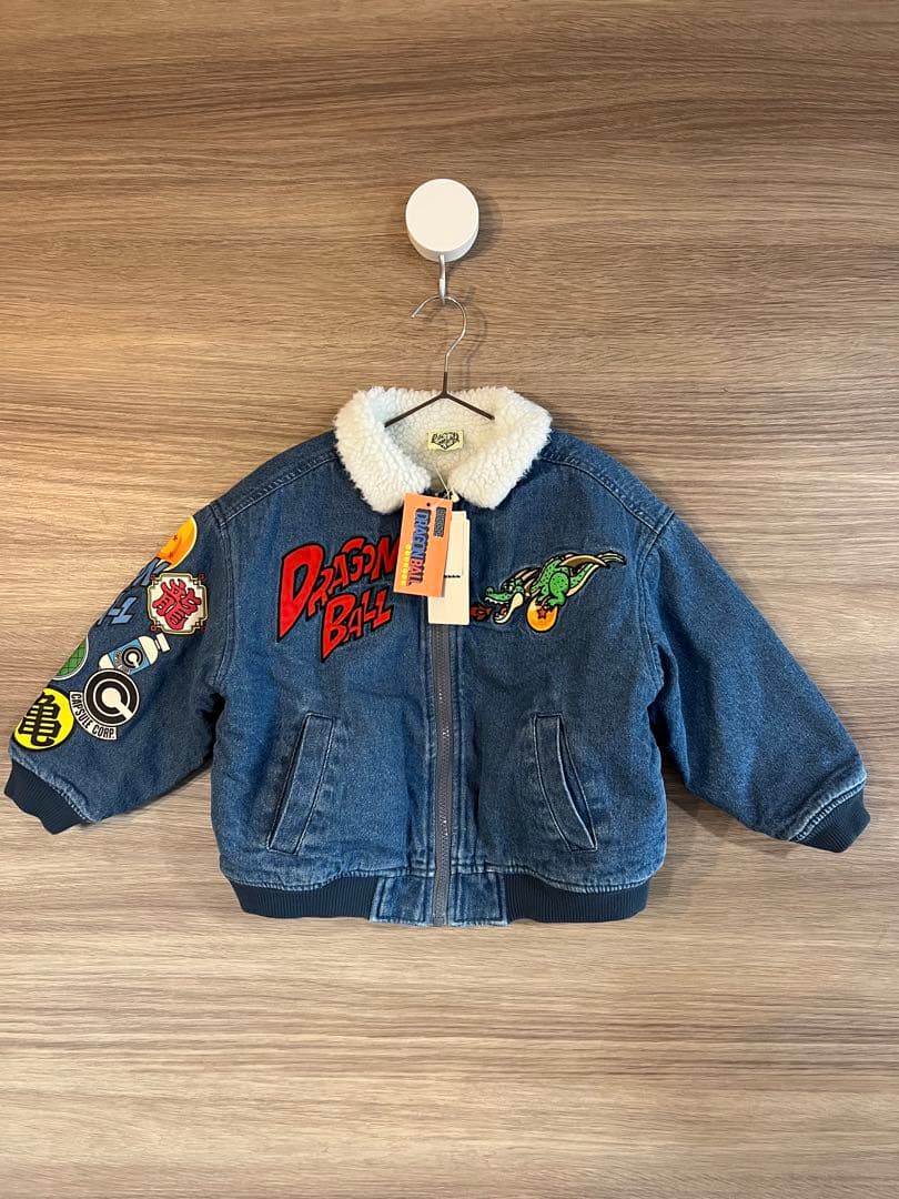 貴重ドラゴンボールデニムジャケッ100~110 breezeDRAGONBALL