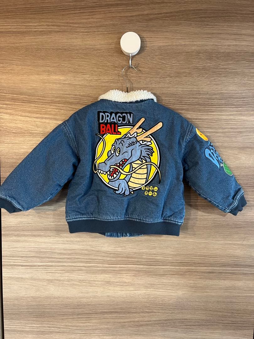 貴重ドラゴンボールデニムジャケッ100~110 breezeDRAGONBALL