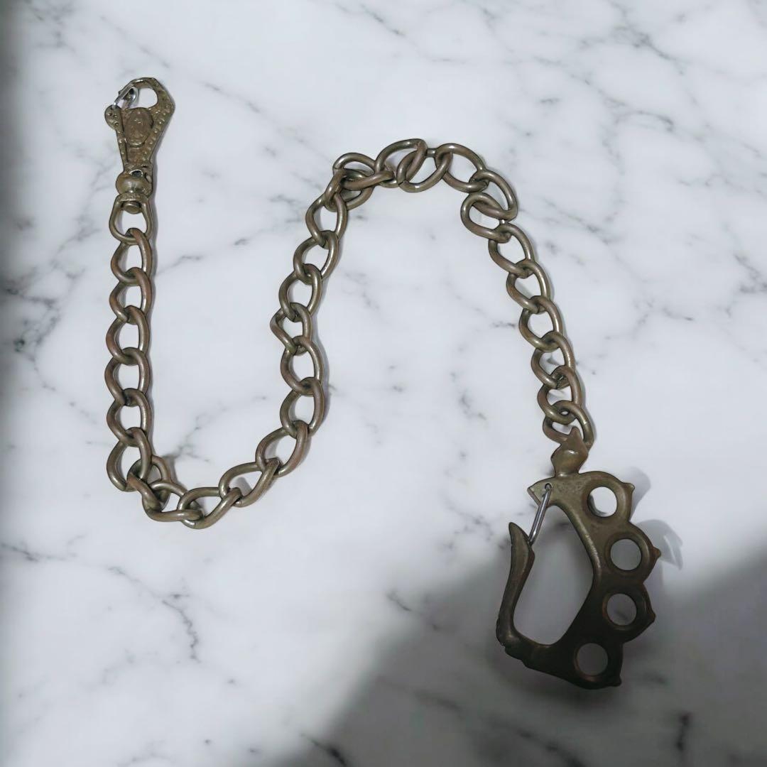 ガルシア GALCIAナックルデザイン ウォレットチェーン 約60cmメリケン