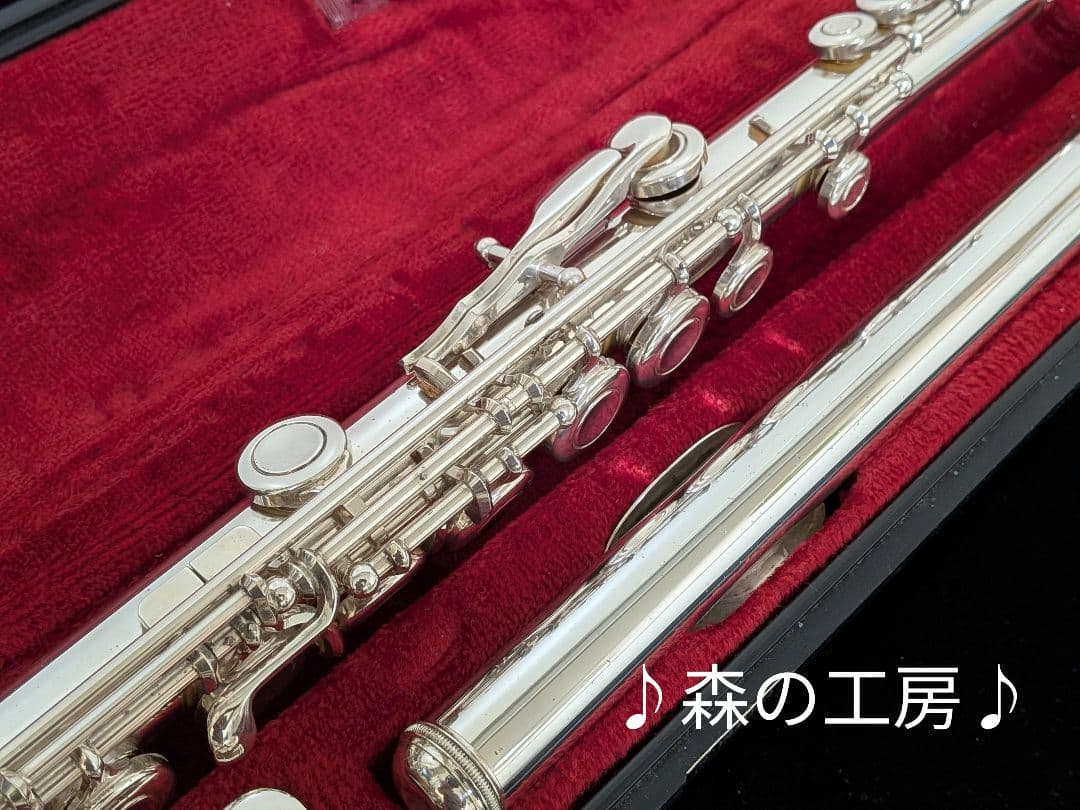 フルート専門店‼️部活応援‼️銀メッキ　ヤマハフルート YFL211S Eメカ
