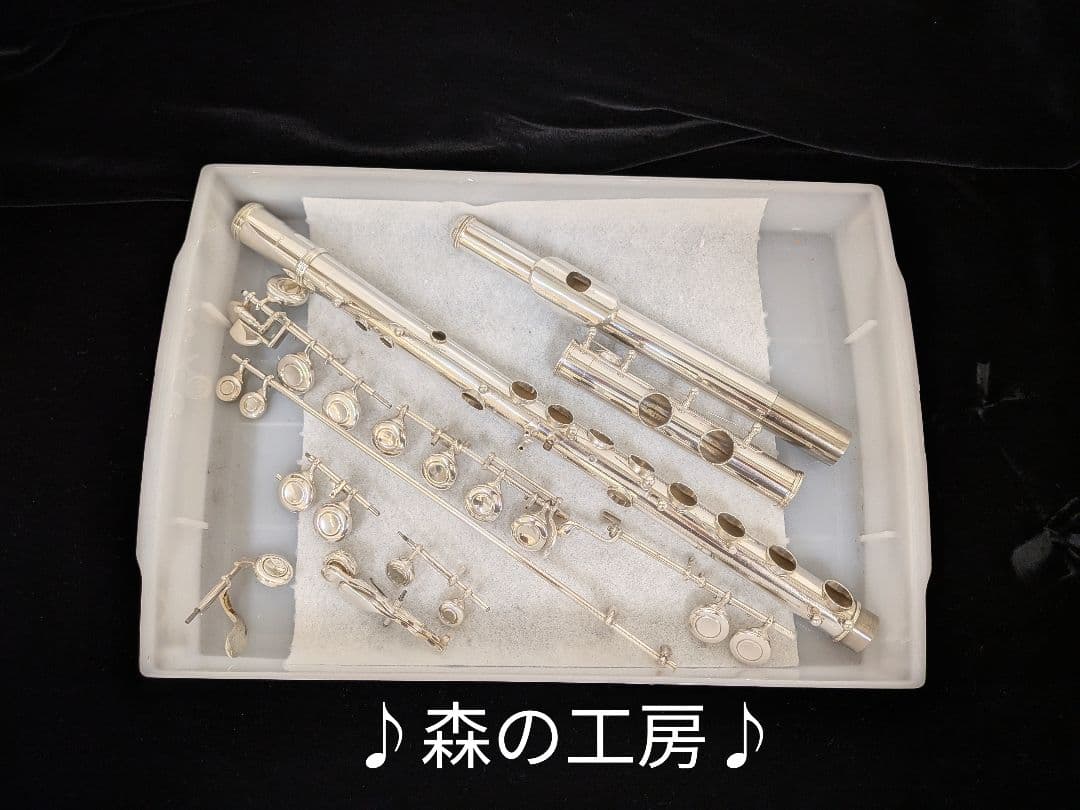 フルート専門店‼️部活応援‼️銀メッキ　ヤマハフルート YFL211S Eメカ