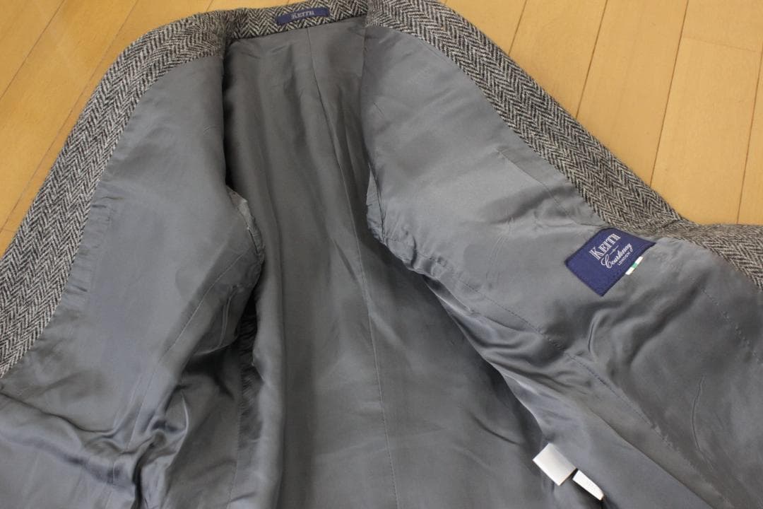 キース スカートスーツ 38 ヘリンボーン M 9号 ★未使用に近い★ 新品同様