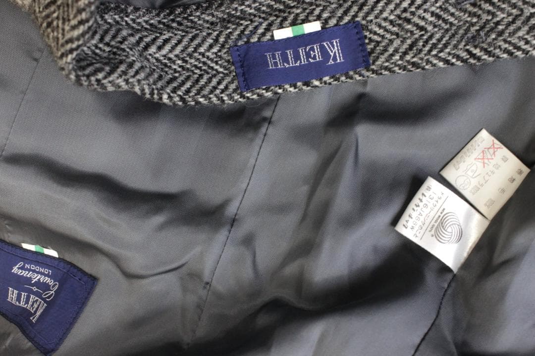 キース スカートスーツ 38 ヘリンボーン M 9号 ★未使用に近い★ 新品同様