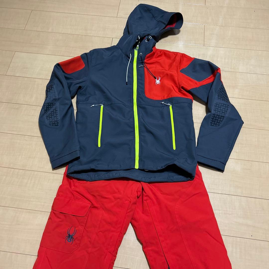 SPYDER スキーウェア メンズM（女性着用） 上下セット