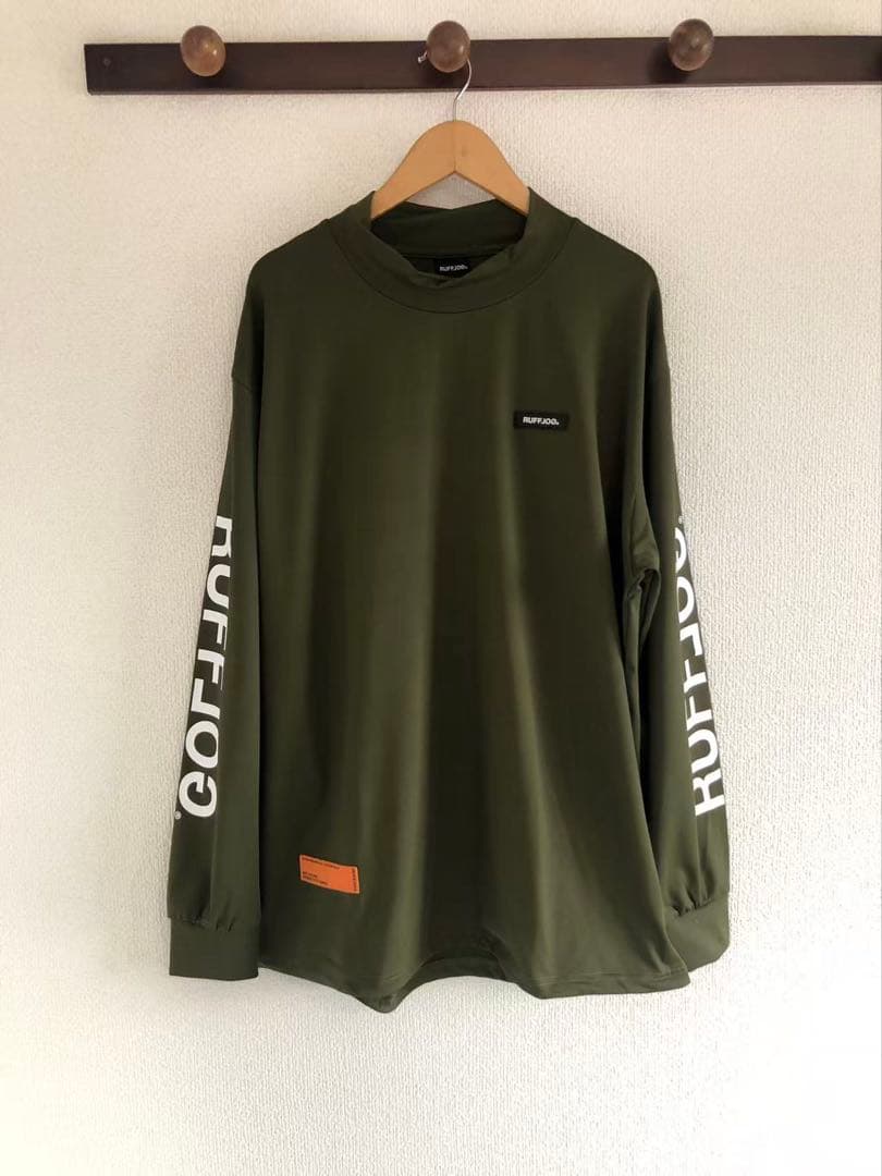 ラフロッグ　RUFFLOG MOCK NECK KHAKIサイズM