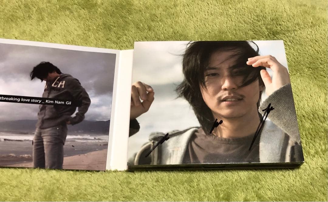 希少『愛してはいけないの』韓国盤CD＋DVD キム・ナムギル　直筆サイン