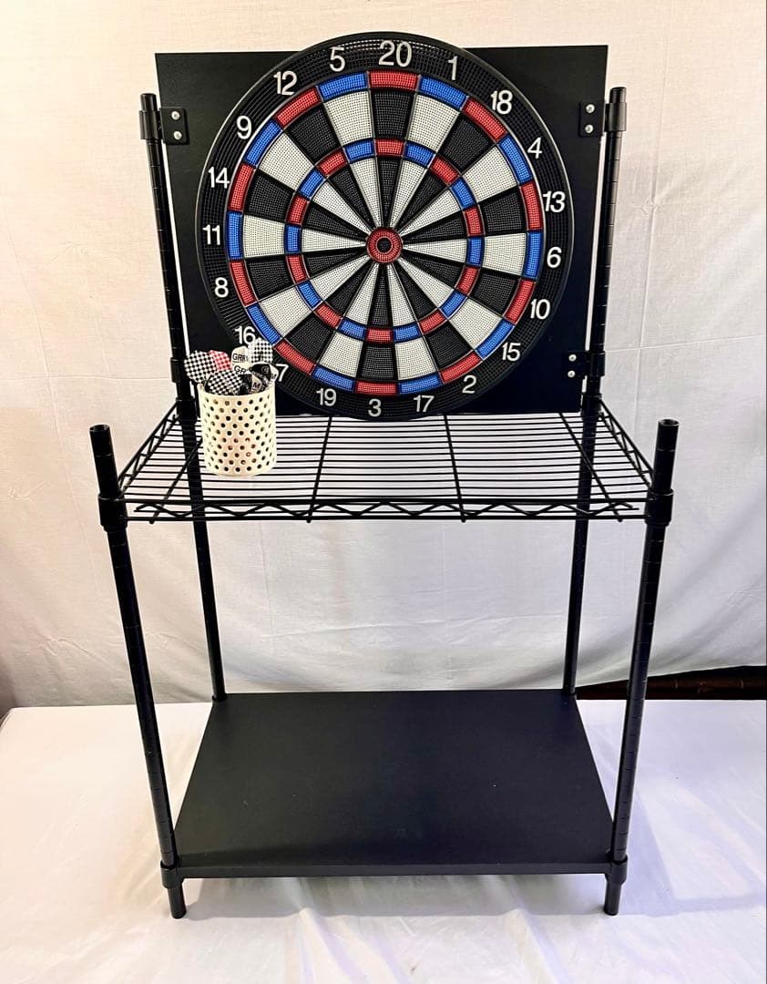 ② ダーツボード スチールラック ダーツスタンド