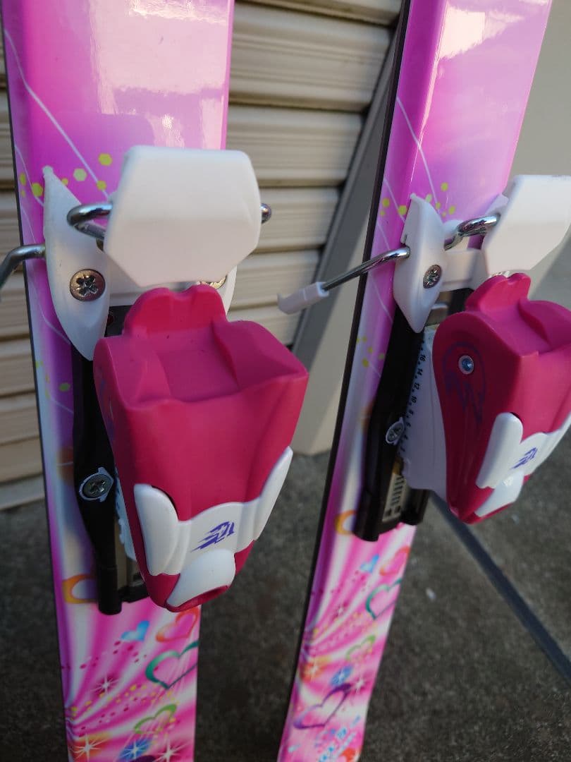 子ども　スキー板　126cm KAZAMA ROCKER ピンク スキー