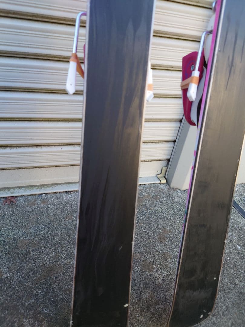 子ども　スキー板　126cm KAZAMA ROCKER ピンク スキー