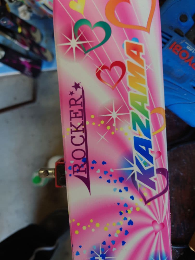 子ども　スキー板　126cm KAZAMA ROCKER ピンク スキー