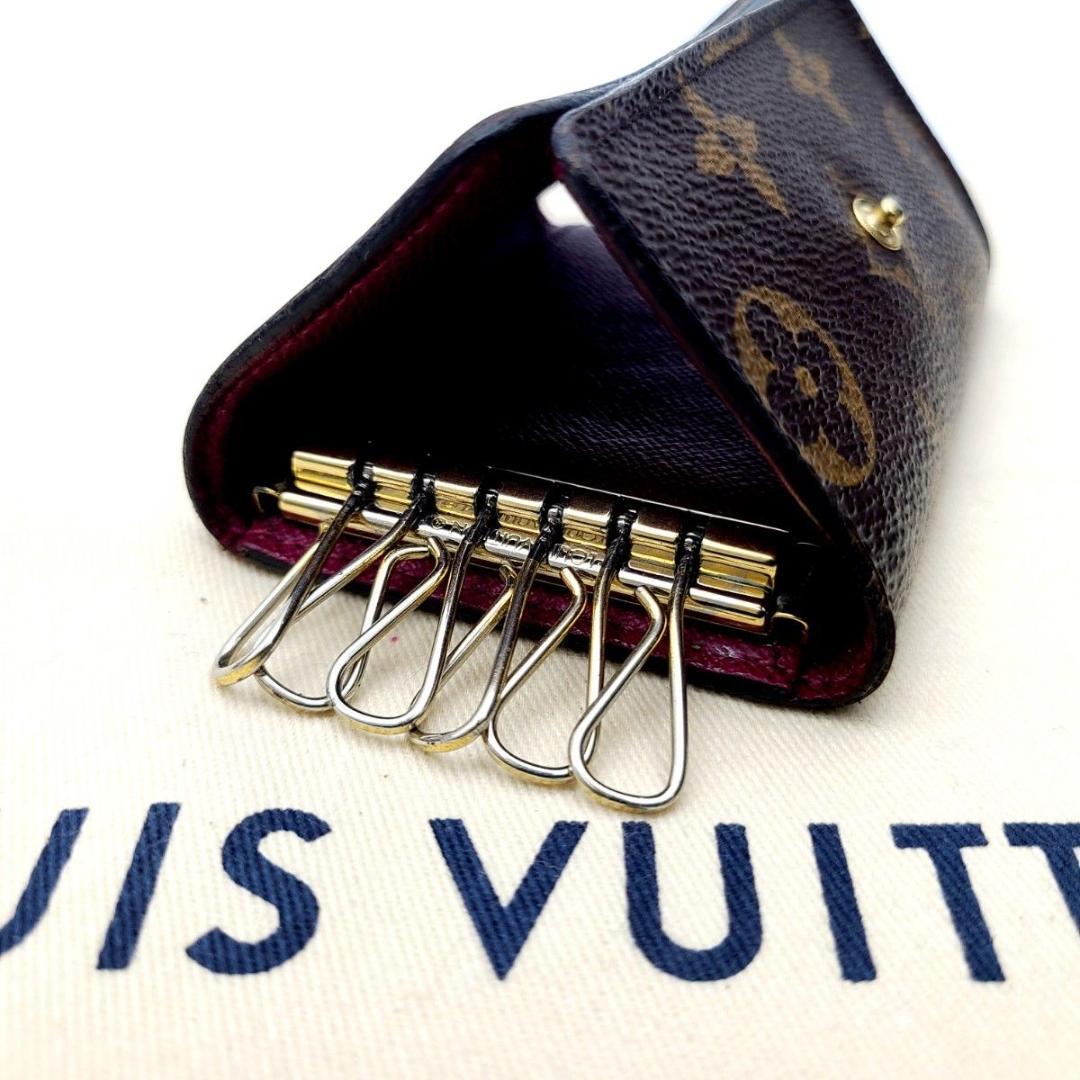 ルイヴィトン モノグラム フューシャ ミュルティクレ6 鍵入れ キーケース