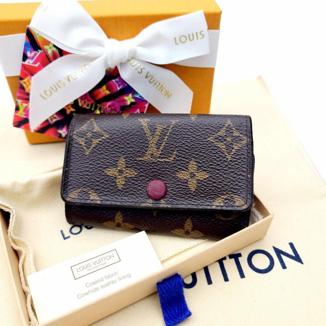 ルイヴィトン モノグラム フューシャ ミュルティクレ6 鍵入れ キーケース