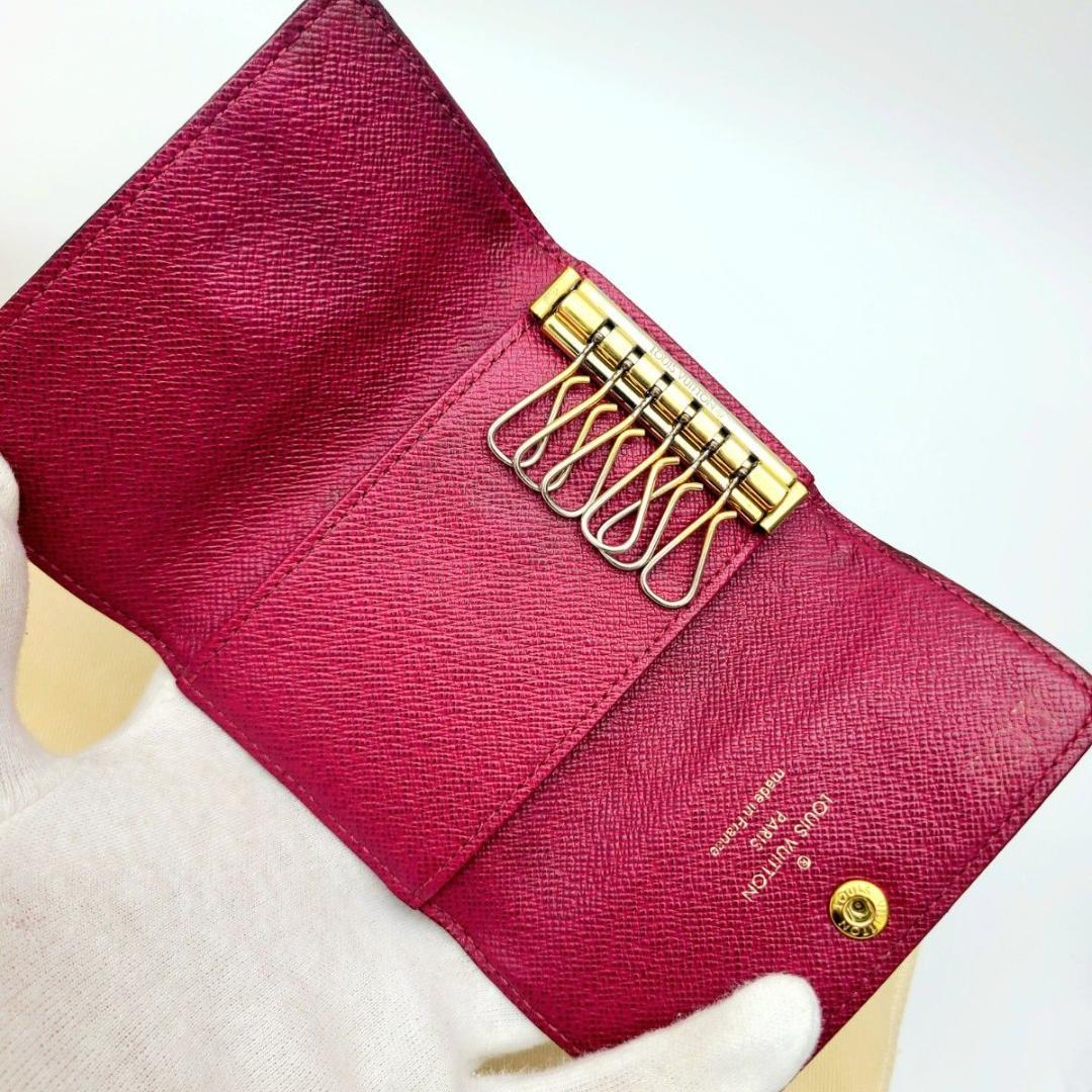 ルイヴィトン モノグラム フューシャ ミュルティクレ6 鍵入れ キーケース