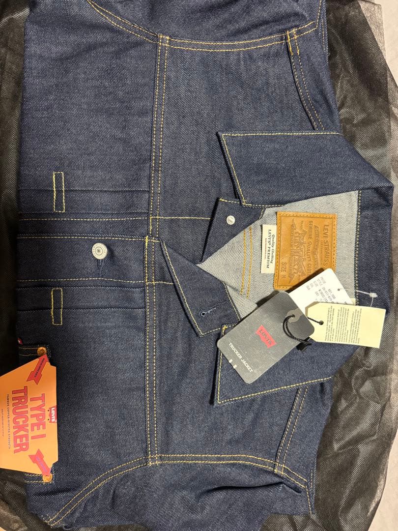 新品未使用　LEVI’S(R) / TYPE１トラッカージャケット リジッド　M