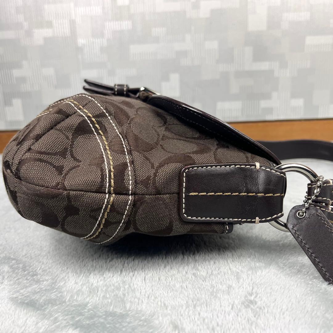 バッグ Vintage Coach Soho Brown Bag Signature