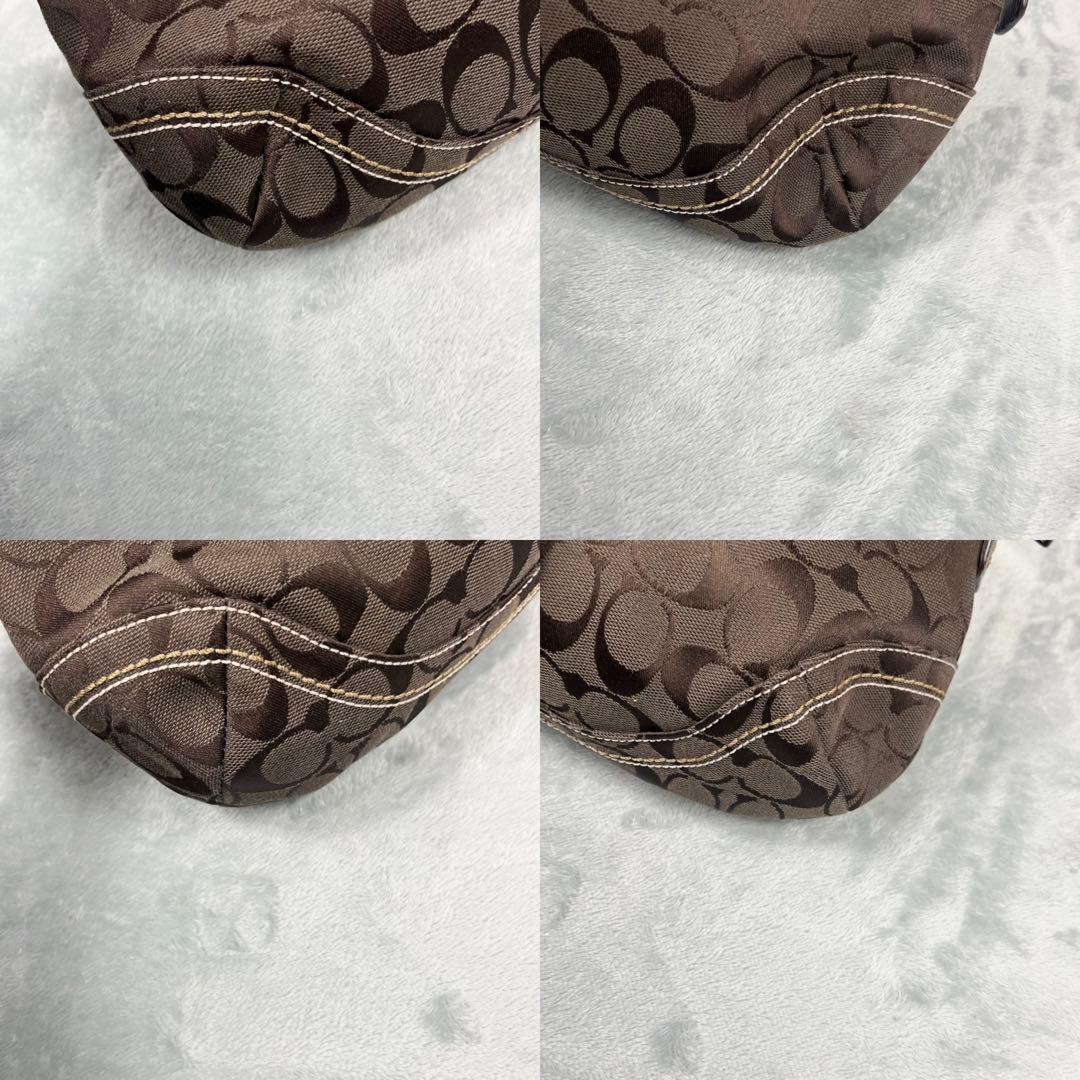 バッグ Vintage Coach Soho Brown Bag Signature