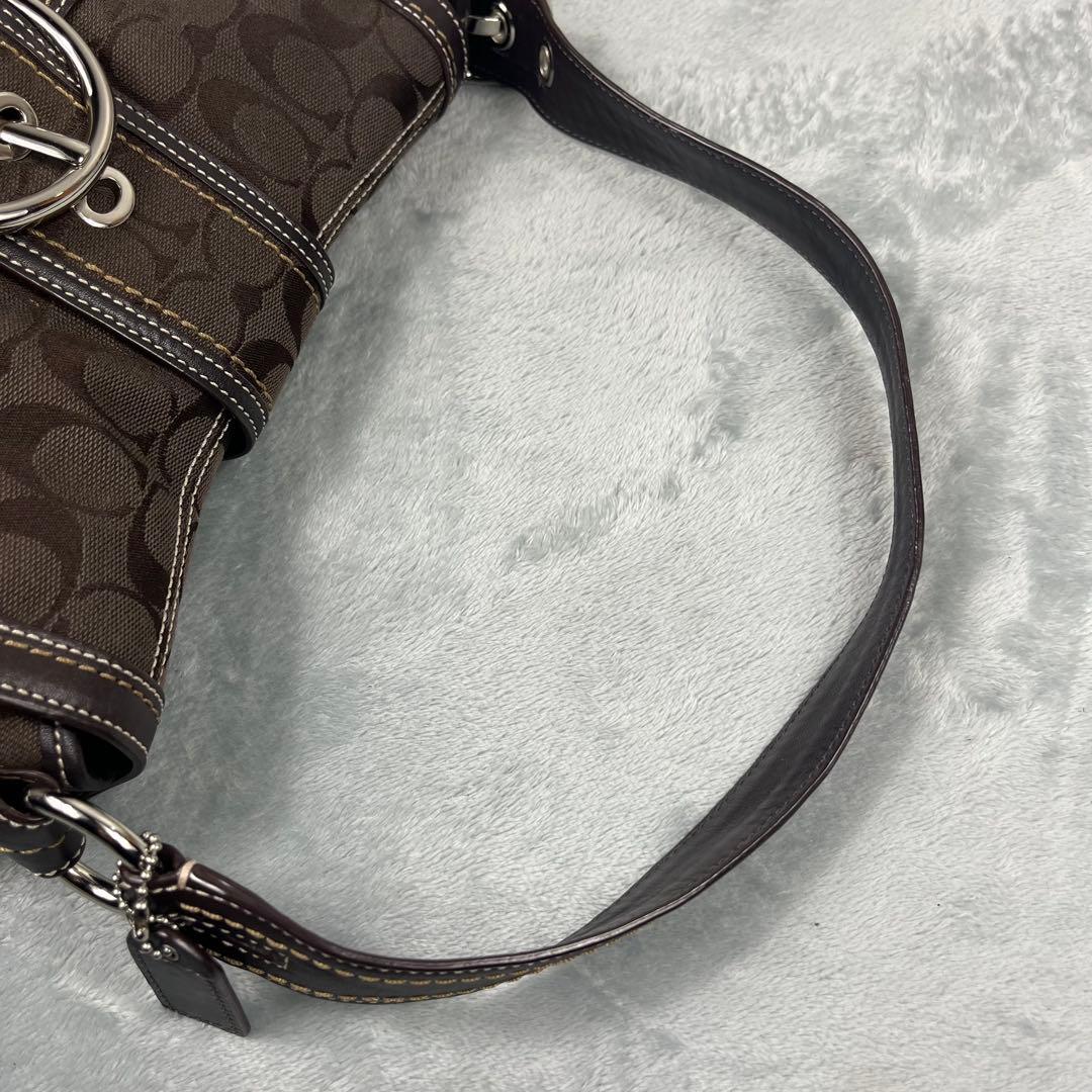 バッグ Vintage Coach Soho Brown Bag Signature