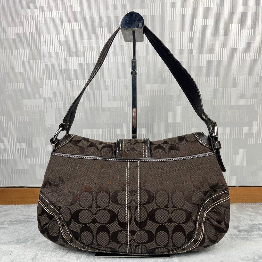 バッグ Vintage Coach Soho Brown Bag Signature