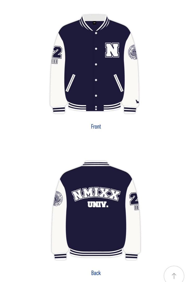 NMIXX VARSITY JACKET グッズ ファンコン スタジャン L
