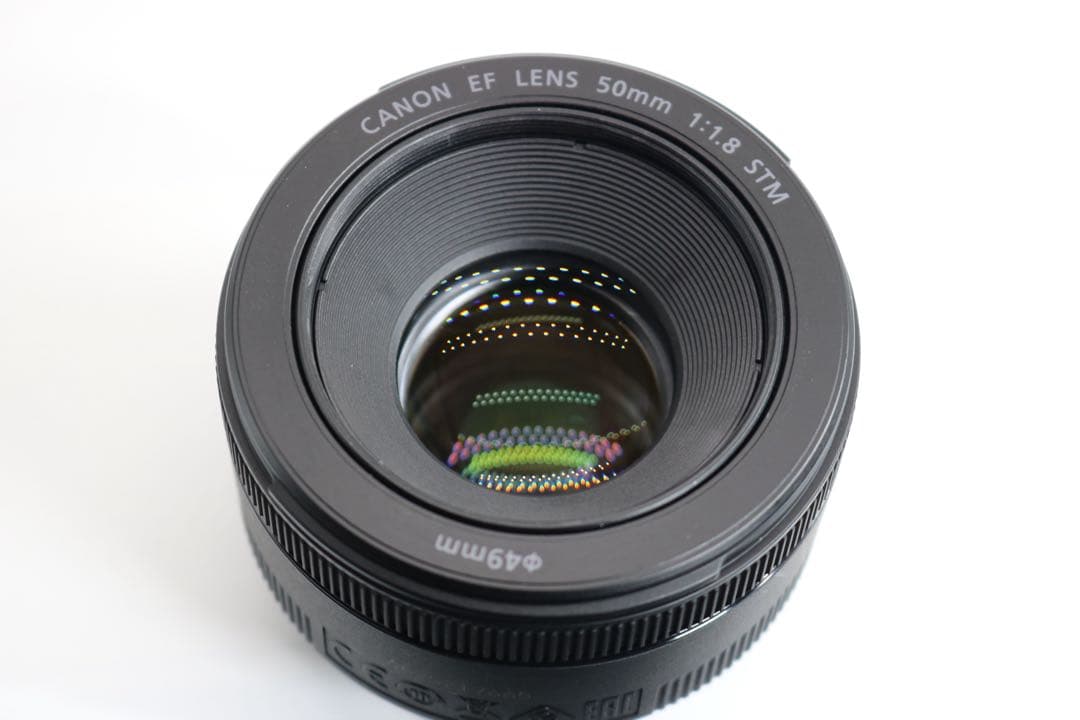 超美品 【Canon EF50mm F1.8 STM】 単焦点レンズ 安心保証◎